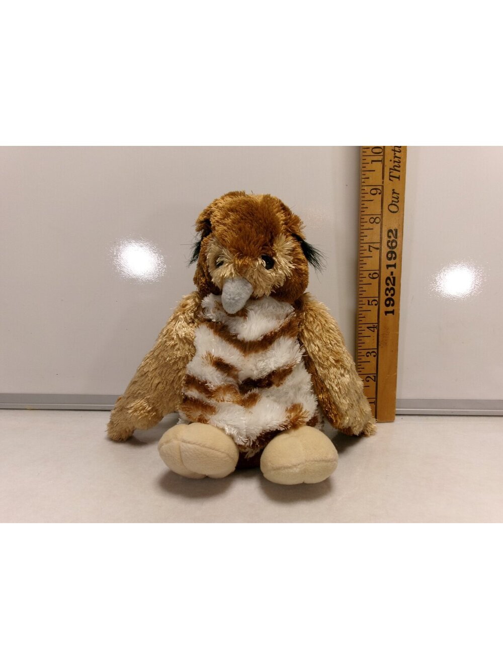 Wild Republic Owl Plush Brown Stuffed Animal Bird